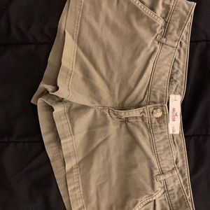 Olive green Hollister shorts
